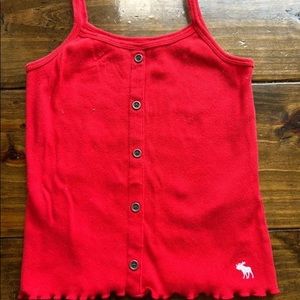 Red Abercrombie tank